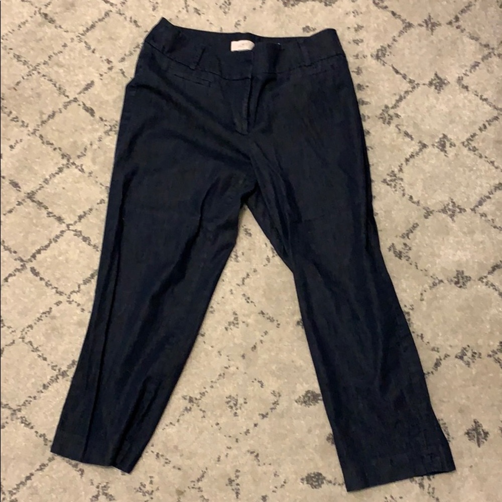 Dark Gray Cropped Slacks